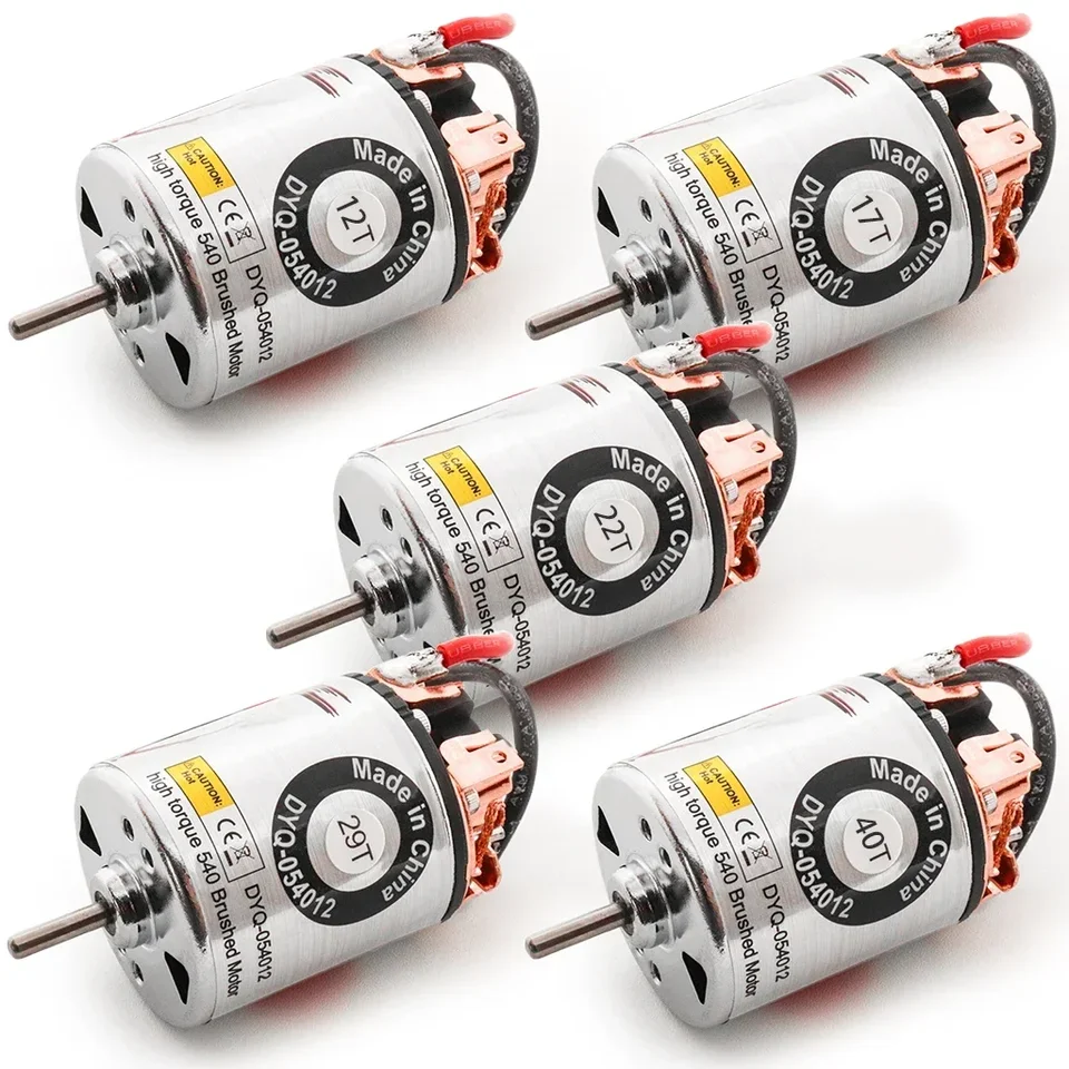 540 Vodotesný kusový motor 12t 17t 22t 29t 40t pre 1/10 RC Cawler Axial SCX10 AXI03007 90046 TRAS TRX4 Redcat GEN8