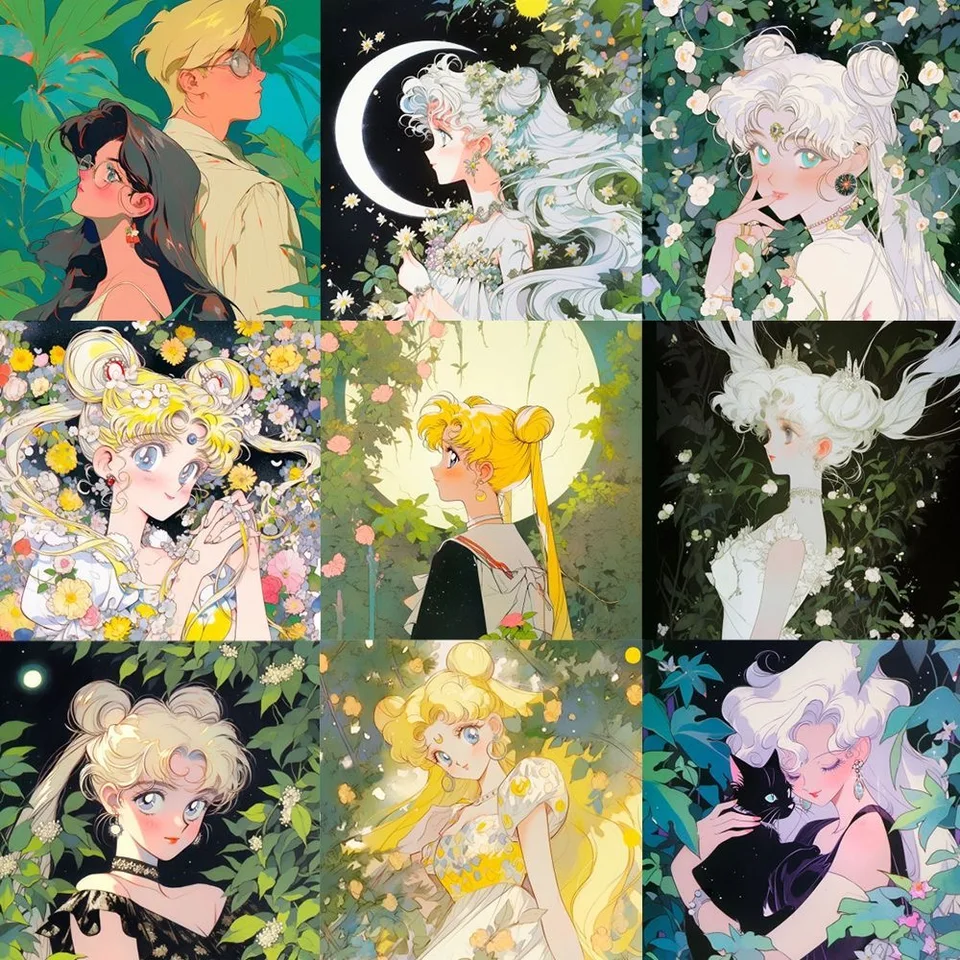 54ks Sailor Moon Nový estetizmus anime nepremokavé nálepky na nálepky tesnovacej pásky dekorácie Detská hračka pre domácich majstrov Guka