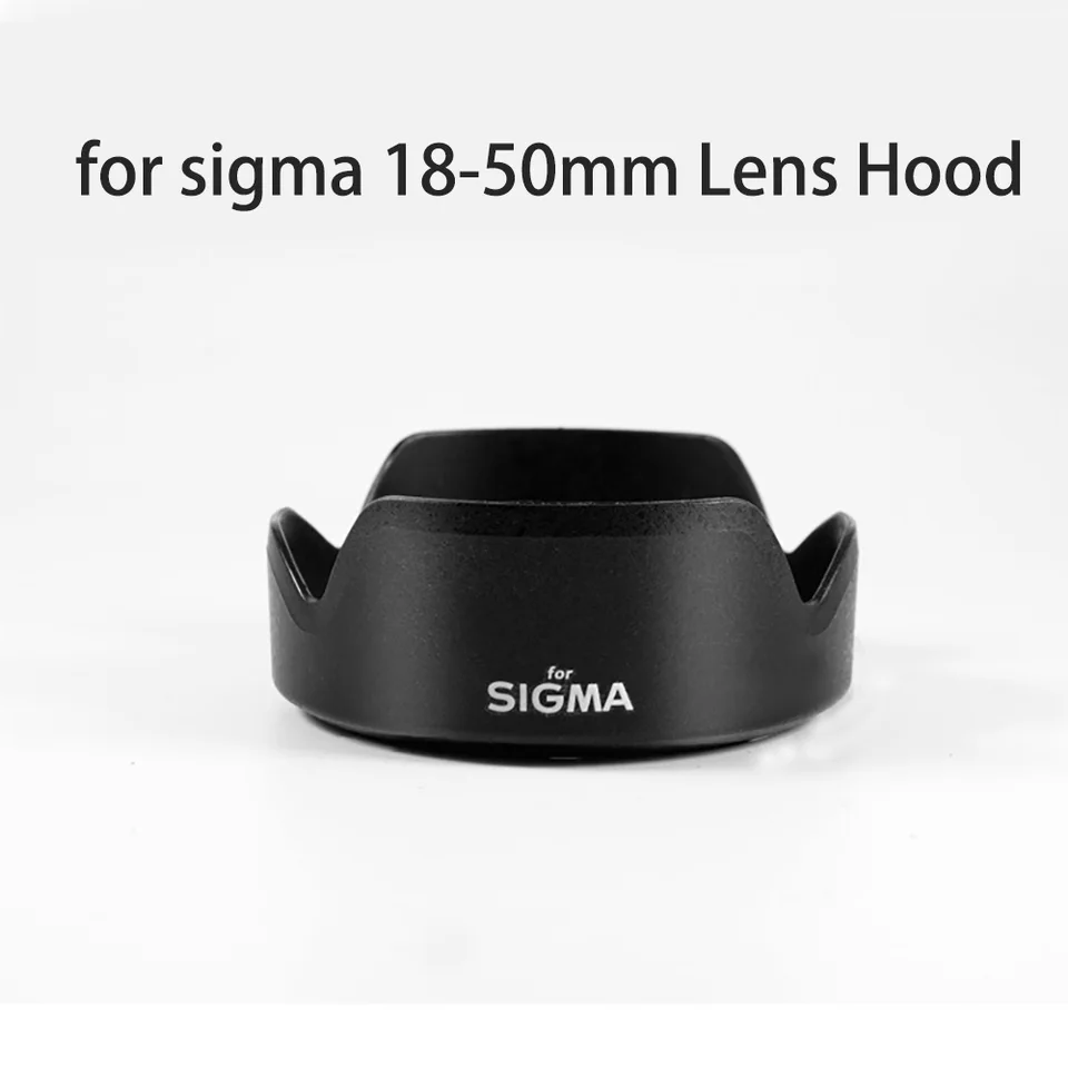 55 mm reverzný kryt kvetinovej šošovky pre okvetné lístky pre kvetinu pre Sigma 18-50 mm F2,8 DC DN Camera objektív 18-50 2,8 DC DN
