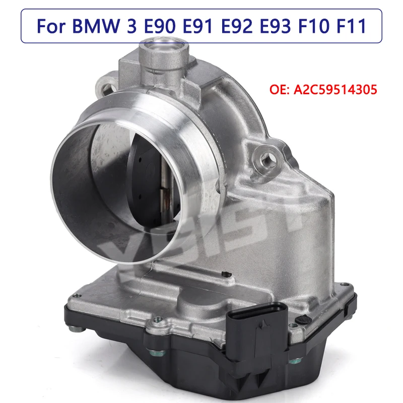 55 mm telo škrtiacej klapky pre BMW 3 E90 E91 E92 E93 F10 F11 F07 F01 F02 F03 F04 X5 E70 X6 E71 Body Accelerácia A2C59514305 A2C83077100