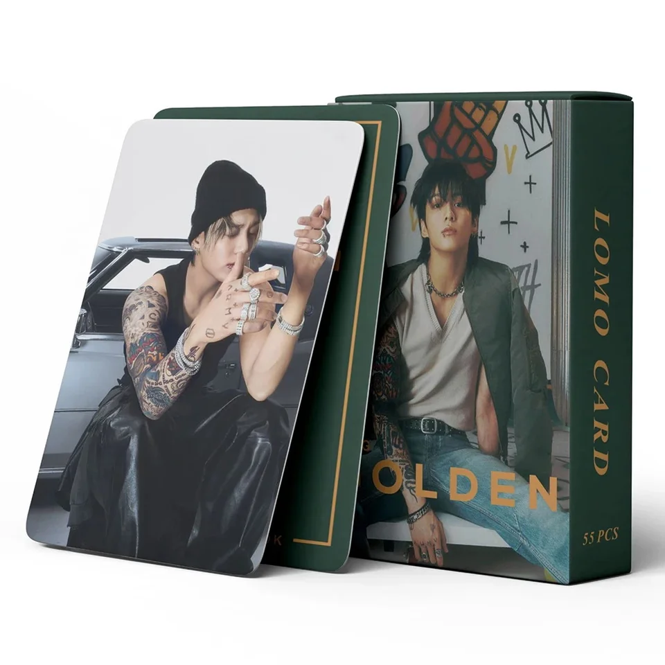 55ks/box KPOP JK Golden Solo Photokards Lomo Cards Photo karta pre zbierku fanúšikov