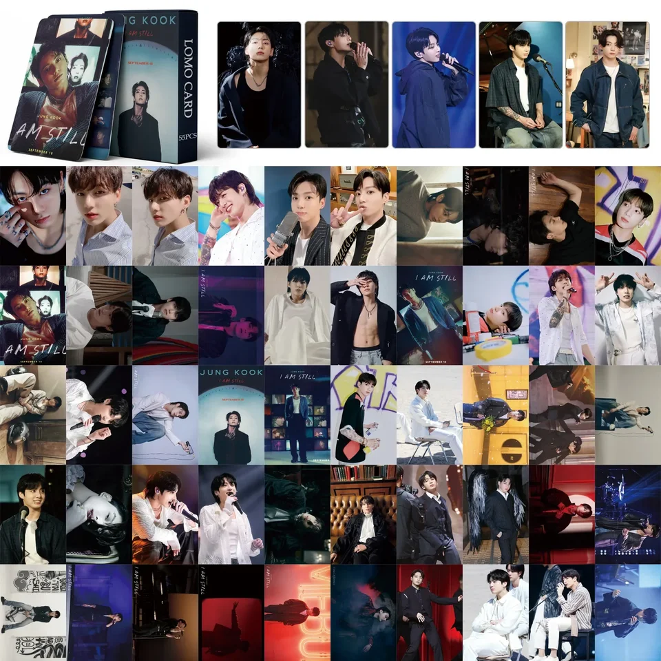 55ks/set KPOP Album Photocards Lomo Cards Photo tlačená karta Obrázok pre fanúšikov zberateľských kariet
