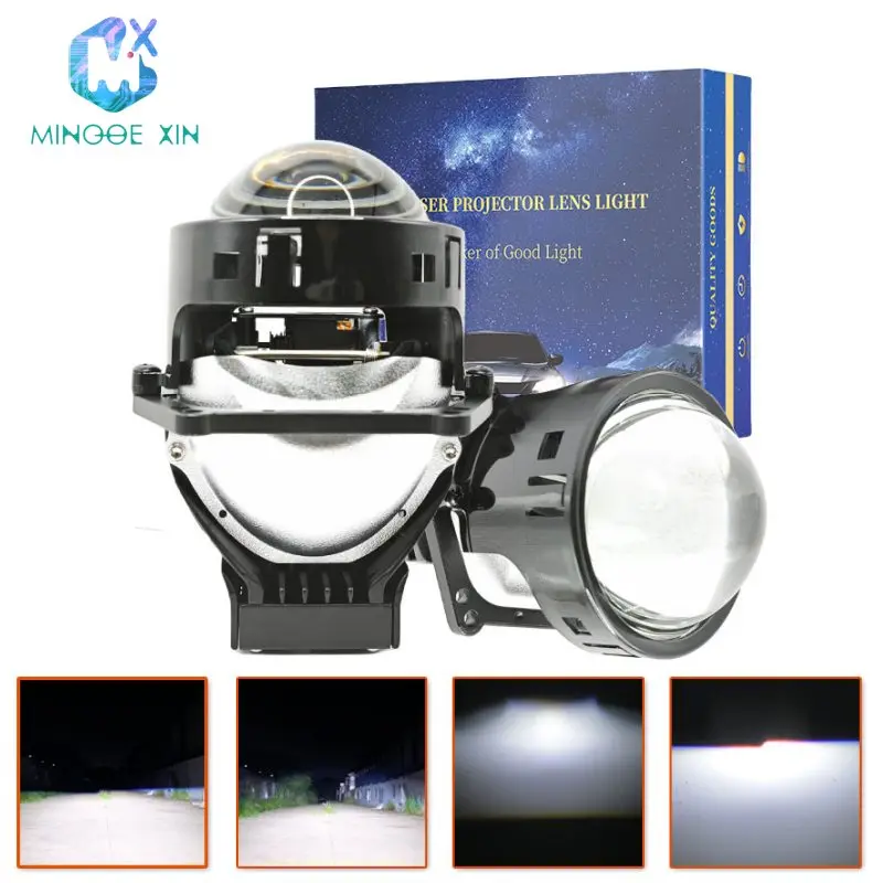 55W dodatočná hranol 3,0 palca mini auta Light Laser High-Power Car Svetlomet Bi-Led Projector objektív H4/H7/9005/9006 BMW E46 E90
