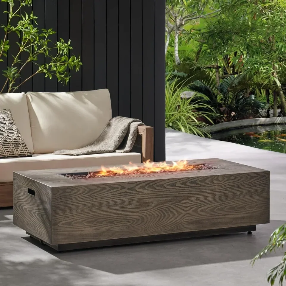 56-palcová terasa Fire Table ， Propánová oheň