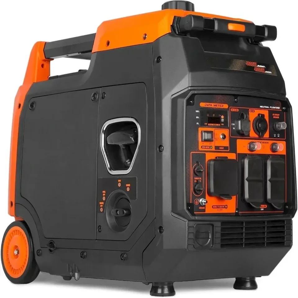 56477i 4800-watt prenosný generátor meniča, rozmery produktu 23,8 x 12,6 x 22 palcov, hmotnosť položky 72,7 libier
