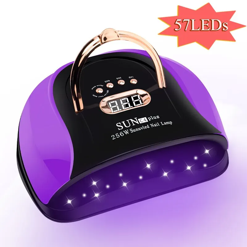 57Leds UV LED LED sušič na nechty na rýchle vytvrdzovanie VŠETKY NASTAVNÝ GEL GELISH LAMP MANICÚRA SUSUJÚCA ČASŤ Automatický senzor manikúra Salon