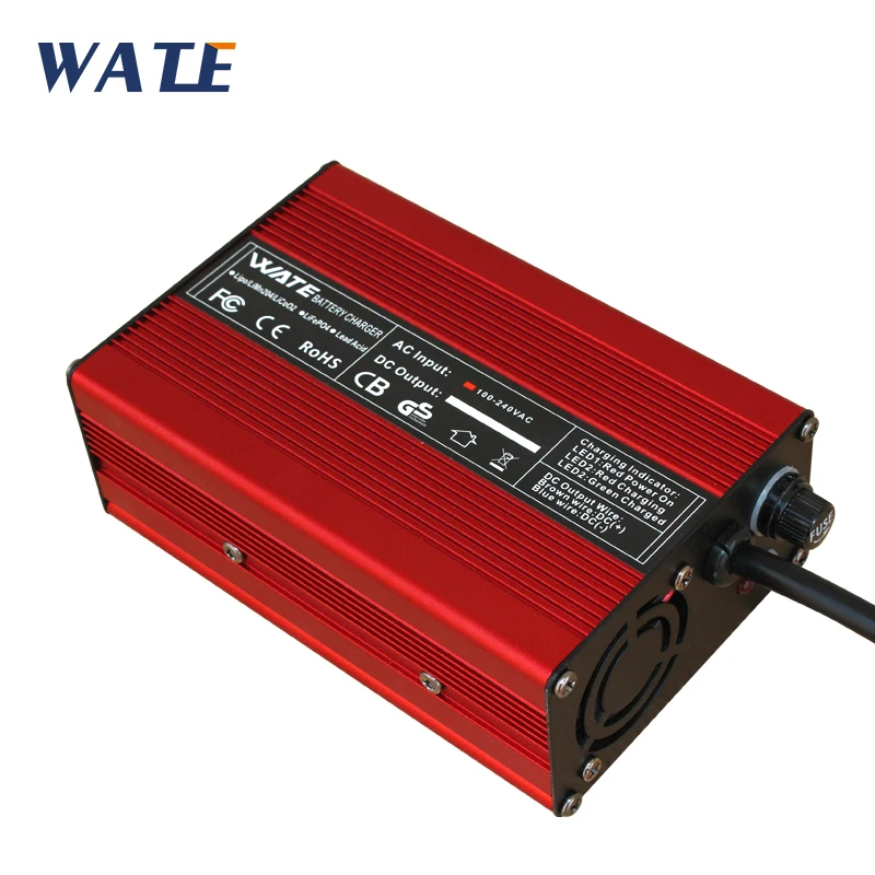 58,4V 5A nabíjačka 58,8 V 4AMP pre 16S 48 V LIFEPO4 Hliníková zliatina s ventilátorom