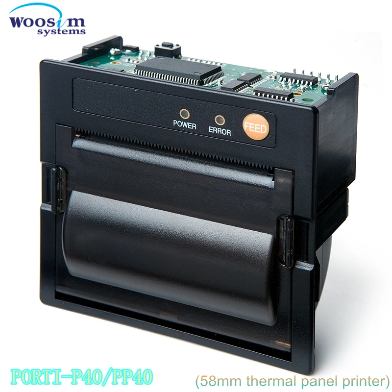 58 mm Porti-P40/PP40 WOOSIM TERMAL PANEL MODUL