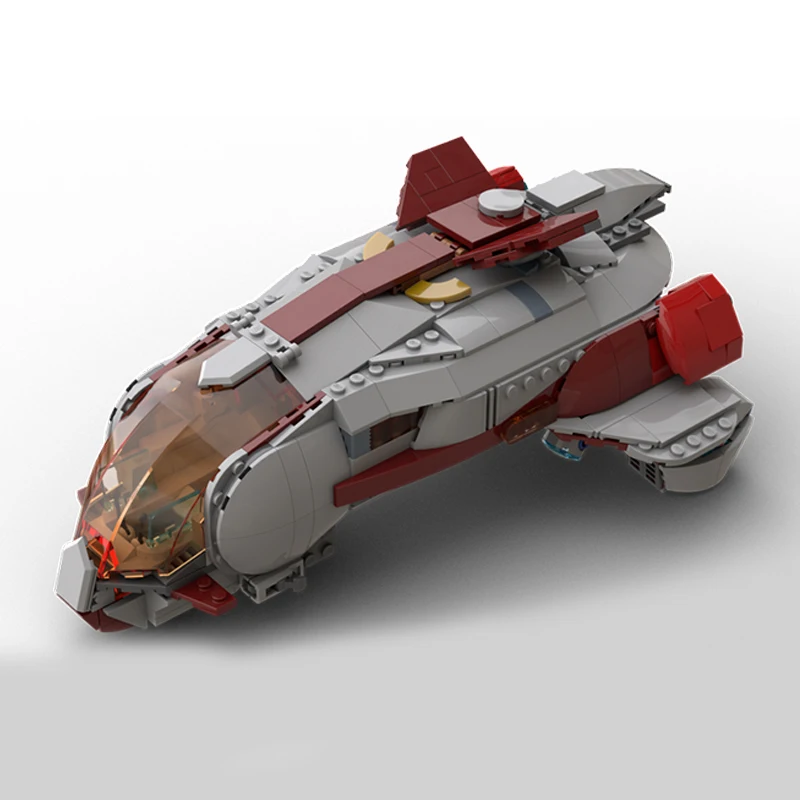 588ks MOC Science The Hoopty SpaceCraft Creative Kreamenty Kreatívne deti Brick Hray Narodeniny Budova vianočný darčekový blok