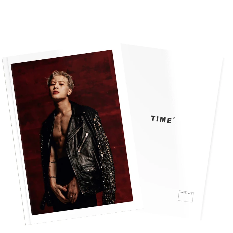 59 -stránky Jackson Wang Jiaer Photobook odznak Mini karty slepka na karty Foto album Art Bookbook Fanúšikovia zbierka darček