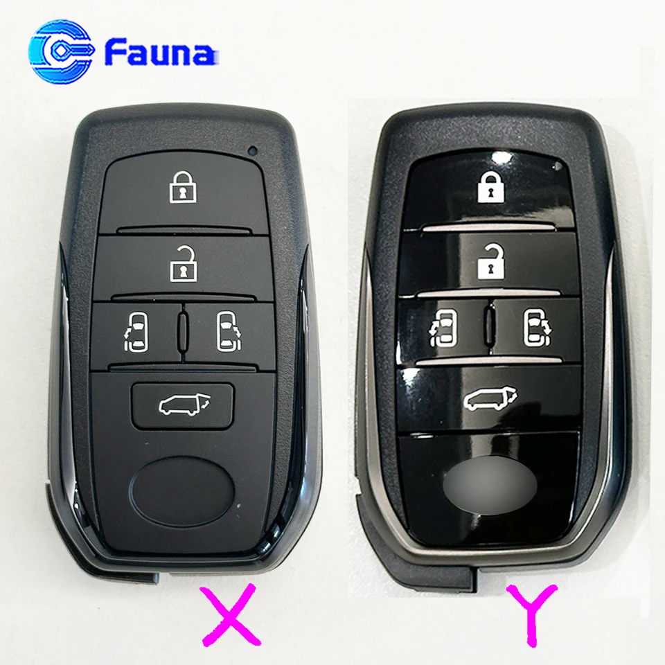 5Button Key Shell pre VVDI Toyota XSTO20EN