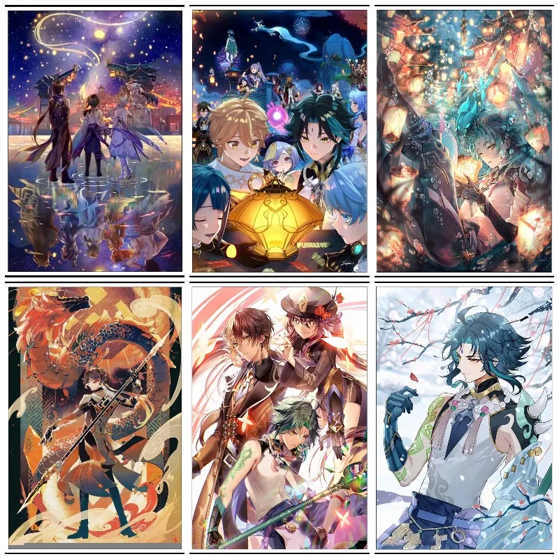 5D Diamond Painting Anime Genshin Náraz