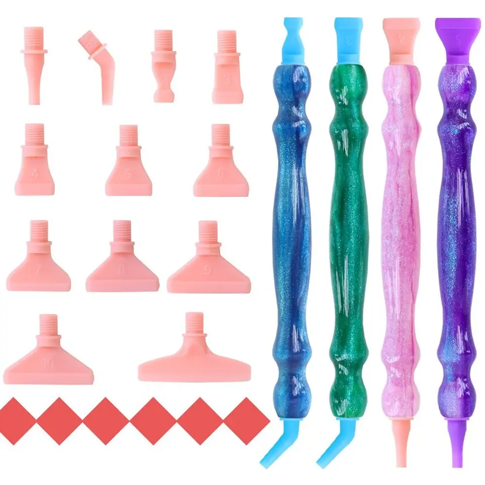 5D Diamond Painting Pen Sit živice vŕtačky Peny s multifunkčnými špičkami výšivkových krížových stehov príslušenstvo