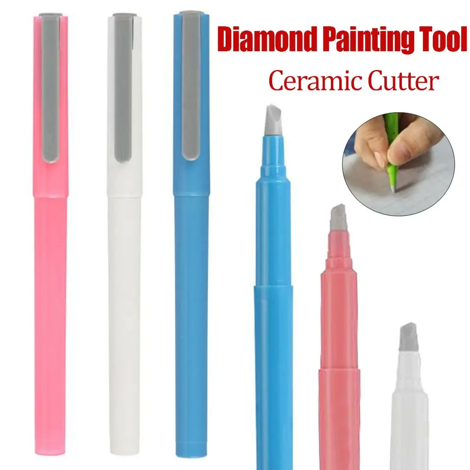 5D DIY Diamond Painting Perchment papierová rezačka keramickej čepele na rezanie krytu dokonale maľovaním pomocou Diamantových nástrojov príslušenstvo