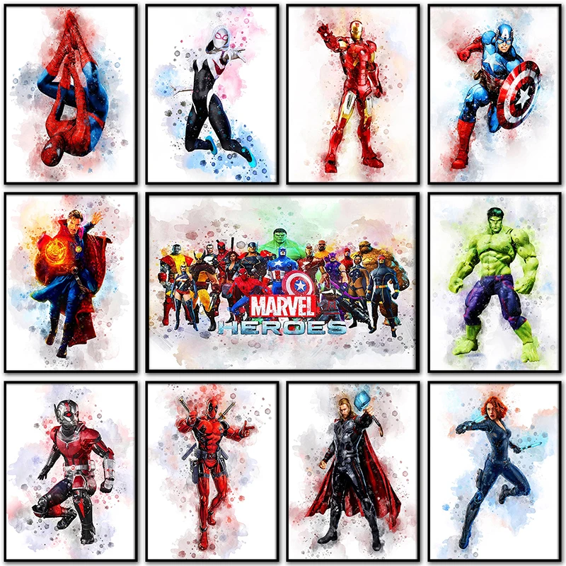 5D DIY DISNEY výšivka Marvel super hrdina spiderman Diamond Painting Cross Stitch Diamond Mosaic Kids Room Home Decor Decor