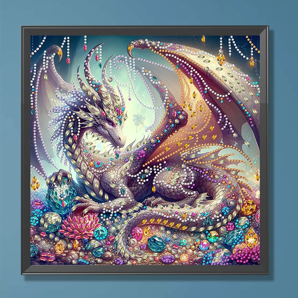 5D DIY čiastočné špeciálne tvarované vŕtačku diamant maľba klenot pteranodon 30x30cm