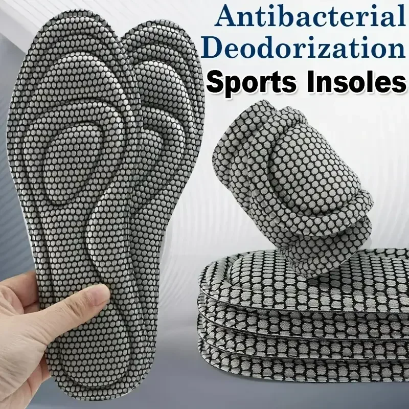 5D Masážová športová stielka Pamäť pena Orthopedické vložky Nano antibakteriálne dezodorantné vankúšiky