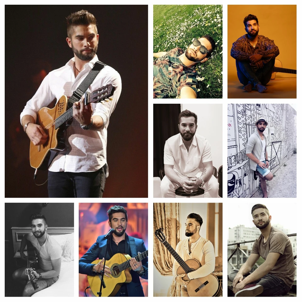 5D plná vŕtačka francúzsky popový spevák diamantový kamienok maľba kendji girac krížové stehy súpravy výšivky