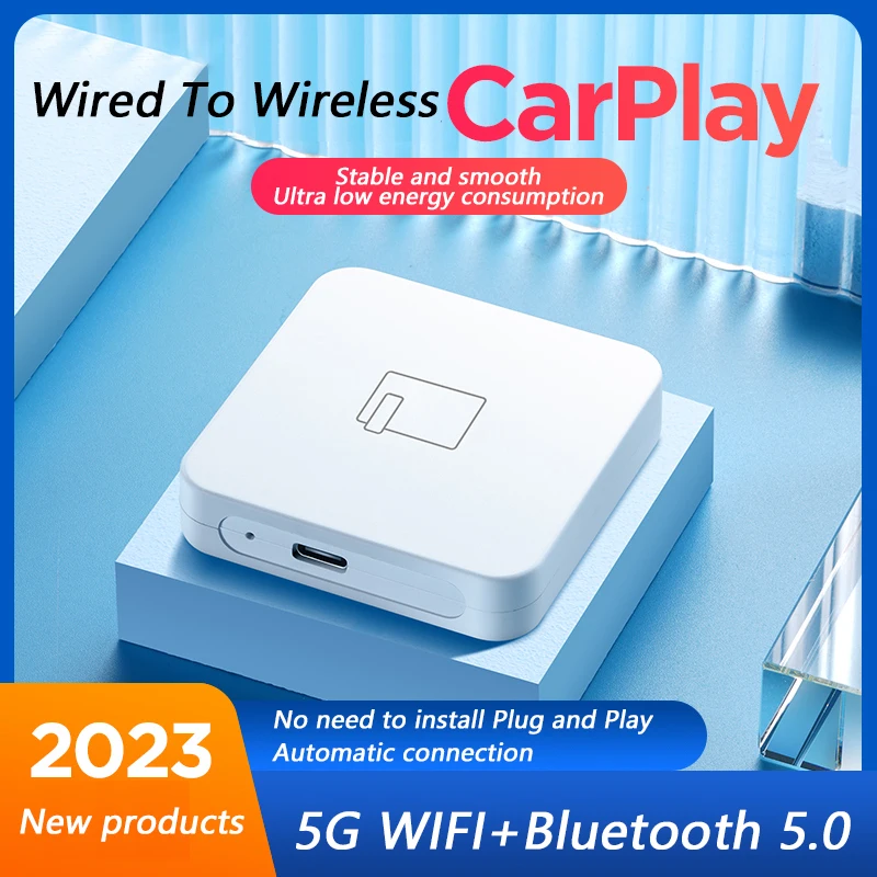 5G Bluetooth zapojený do bezdrôtového CarPlay pre Apple Android Auto AI Box Nissan Camry Mercedes Toyota Mazda Citroen Audi Land Rover