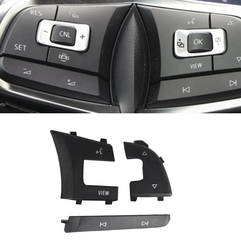 5G0959442 Multifunkčný kryt gombíka pre volant automobilu pre VW Tiguan Golf 7 7.5