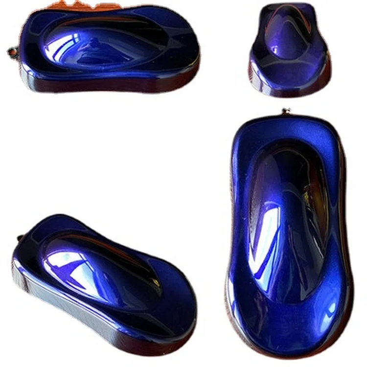 5gramy super zrkadlo Chrome Black Blue Hyper Shift Pigment/ Chameleon Pigment Prášok/ farebná radenie