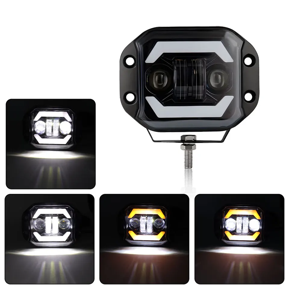 5inch svetiel auta LED práca Pomocný svetlomet preplachovacia LED dióda LED LIGHT BAR pre OFF ROAD LED 4X4 FOG LAMP BAR SPOT