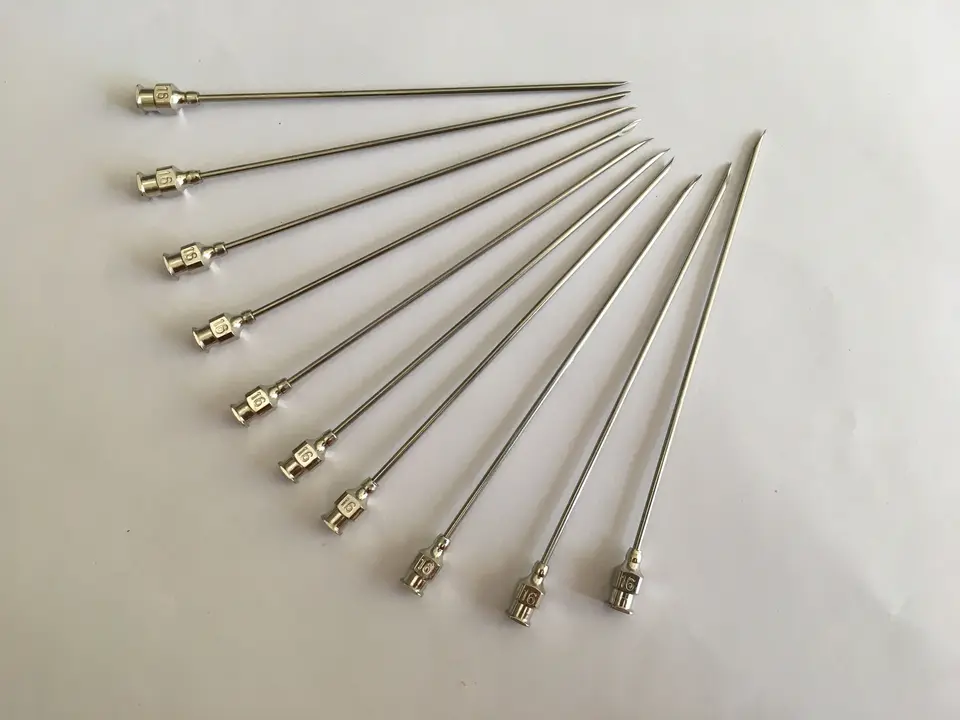 5ks 1,2 mm OD 18G 1,2 x 60/80/100/120/150/12/250/300 mm