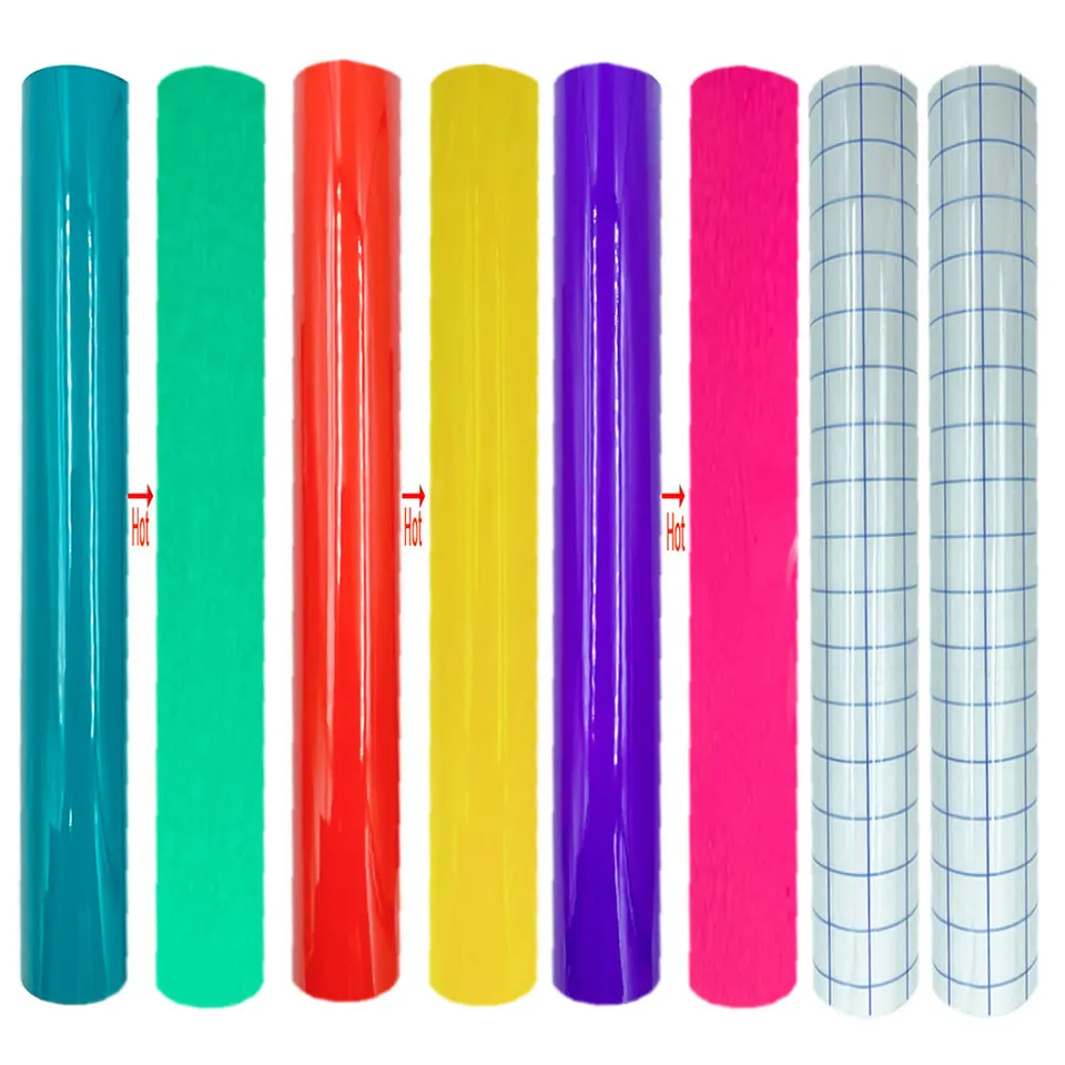5ks 12 palcov x 10 palcov, ktorá sa menia prilepenie vinylu Vysoká teplota otočí farby filmu DIY nálepky na nálepky na nálepky na strih