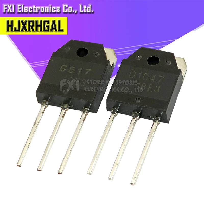 5ks 2SD1047 D1047 2SB817 B817 Audio zosilňovač Trubka Originálny autentický