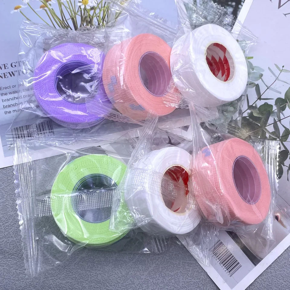 5ks 4 mm Mini Micropore Tape Professional rias na predlžovanie rias pod očnými doštičkami make-up priedušné protialergné riasy pásky