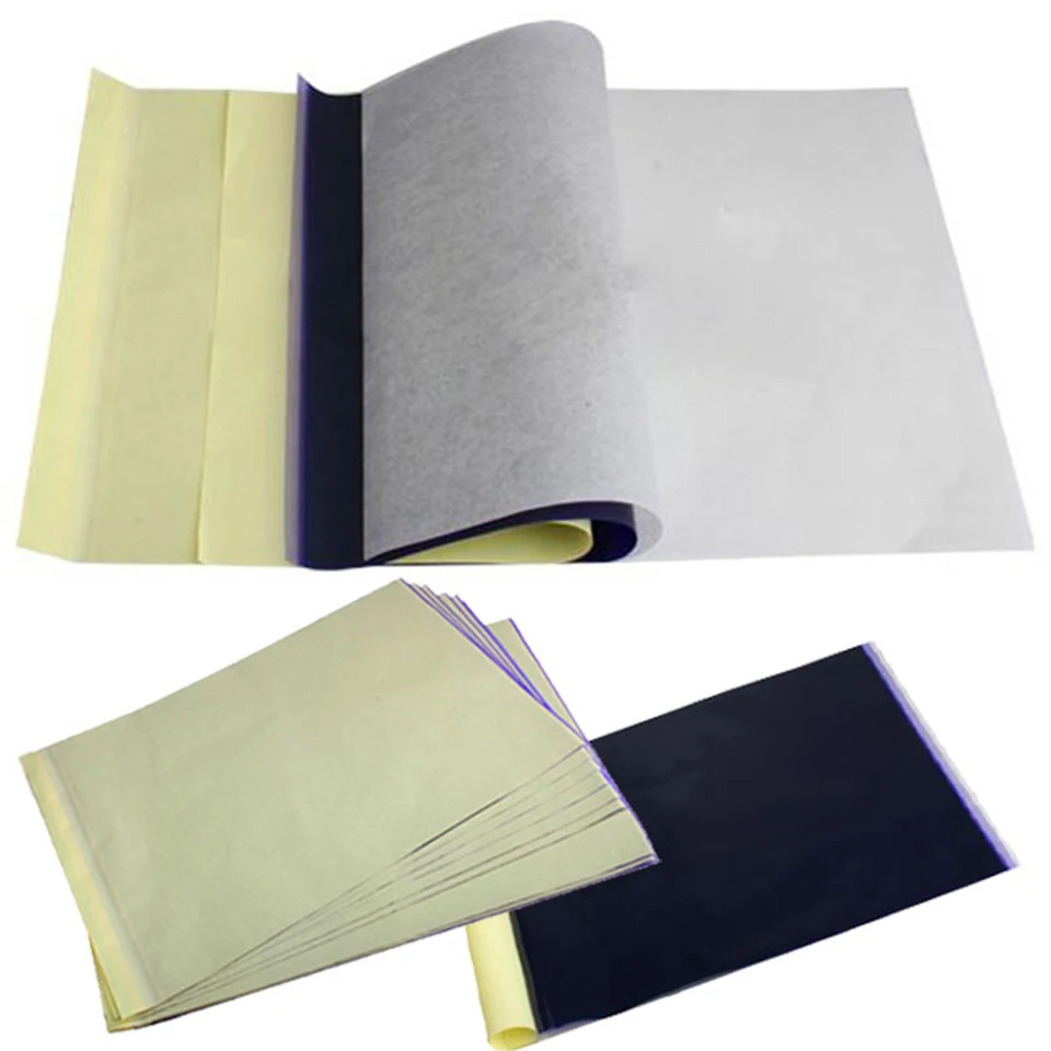 5ks/50ks Tattο ° prenosové papiere Premium pre domácich majstrov Tattο Tating Paper Transfer Použitie s prenosovým krémovým gélom