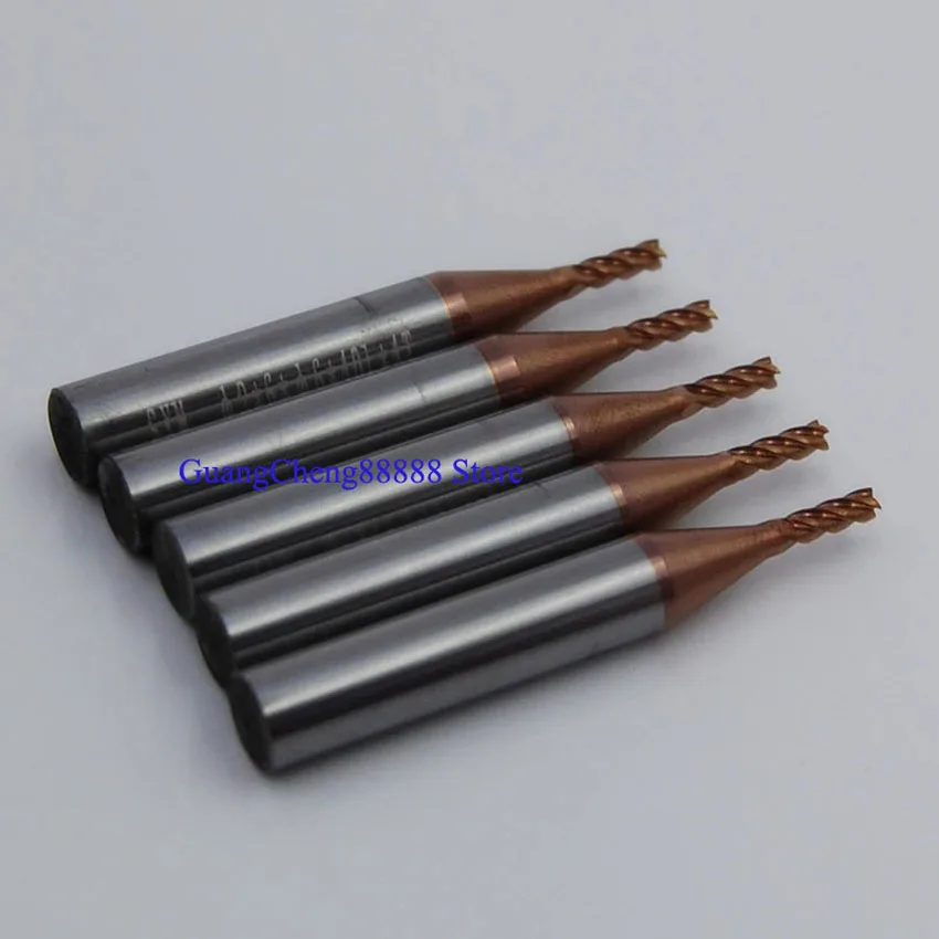 5ks A5/A7/A9/SEC-E9/E9Z/Alpha/Beta End End Fleting Cutter v karbide 2,0 mm x 6,0 mmx40l Dobrá kvalita