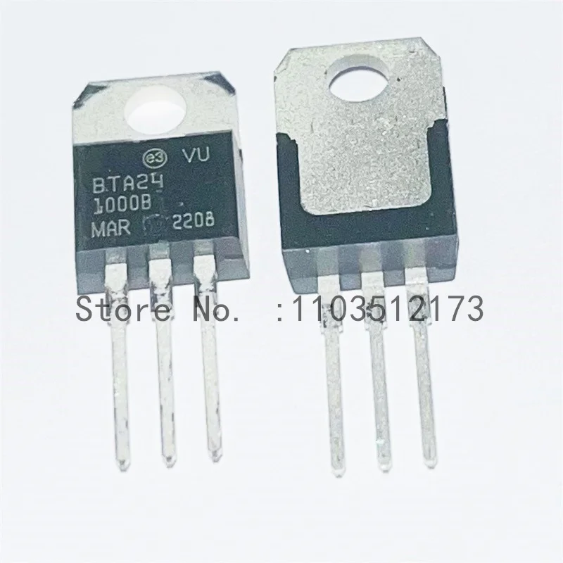 5ks BTA24-1000B BTA24 TO-220 TRIODE NOVINKA