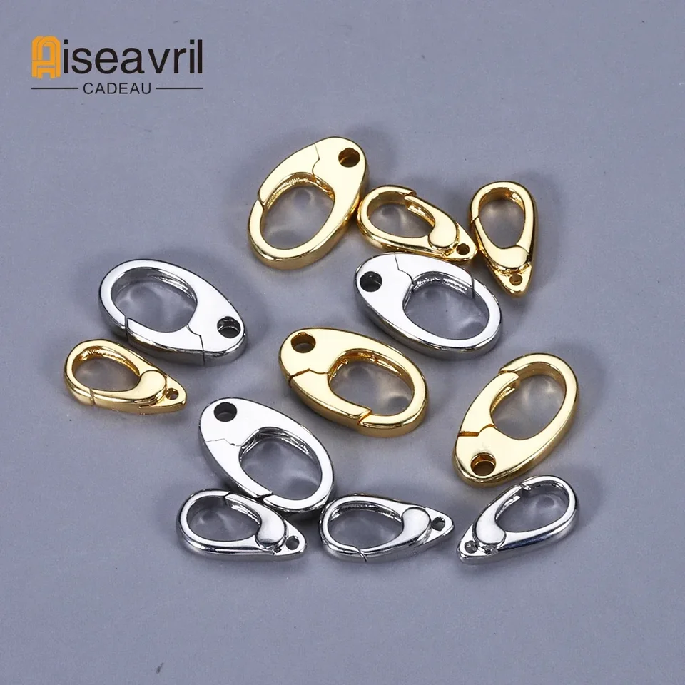 5ks Dainty Lobster splasky Link pracka pre šperky výroby náramkov Zistenia Dodávky DIY 14K Zlaté príslušenstvo Veľkoobchod