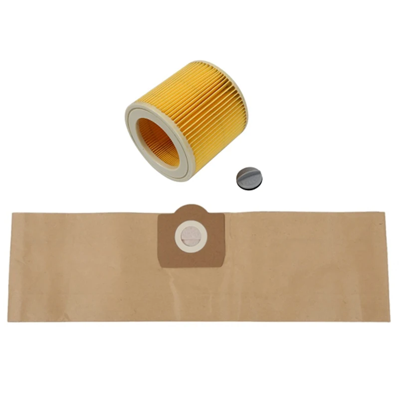 5ks Dust Bag 1ks filter pre Karcher WD3 Premium WD 3 300 m WD 3 200 WD3,500 P 6 959-130 vysávač