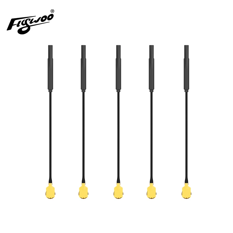 5ks Flywoo 5.8g Light 5.8g 3DBI BRASS Anténa UFL pre VTX