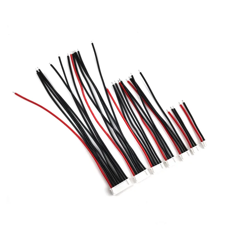 5ks jst xh xh2,54 1s 2s 3s 4s 5s 6s 7s konektor nabíjačky batérií 5 cm 8cm 10cm 15cm 20cm 20cm 3239-22awg silikónový drôt