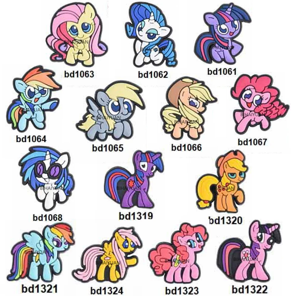 5ks karikatúra My Little Pony PVC Doll Form Form pre DIY náramok náhrdelník