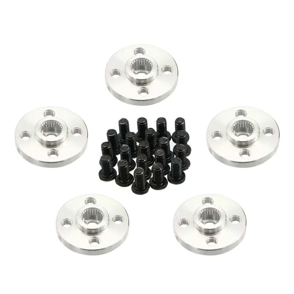 5ks kovové riadiace zariadenie Stent 25t Servo Arm Round Typ pre MG995 MG996R RC Robot CAR