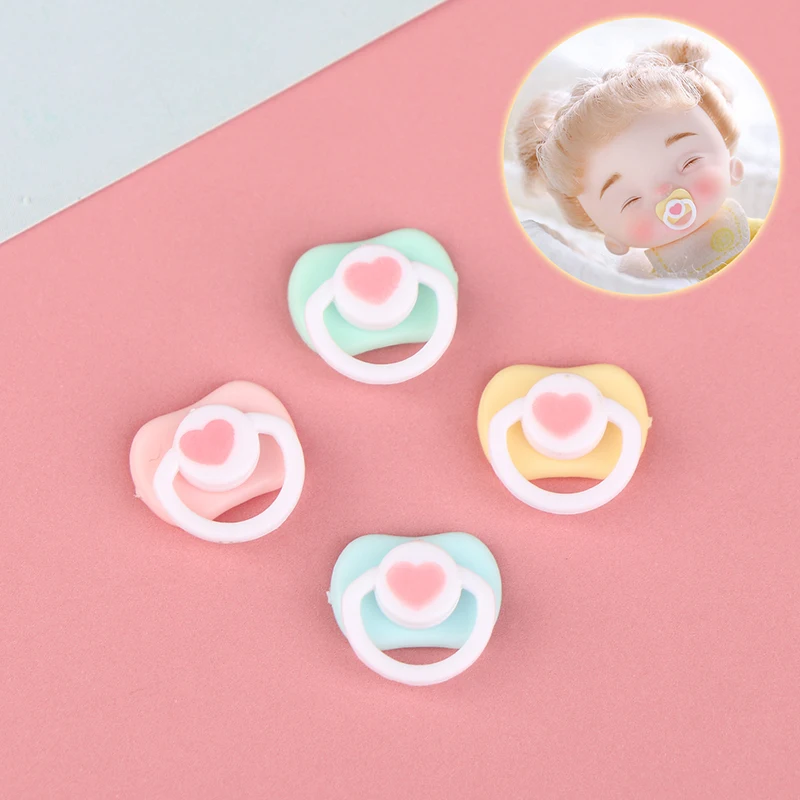 5ks Lovely Mini Mini Doll Pacifier Play House Supplies Dummy bradavky pre ob11 bjd bábiky detské bábiky pre deti