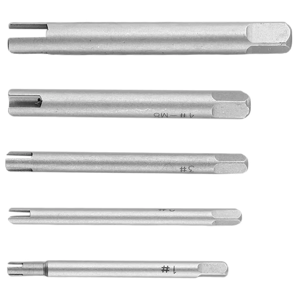 5ks M4-M10 Broken TAP extraktor Poškodený Sprievodca odstraňovačom prenosného Tapper Electric Bit Bit Remover Set