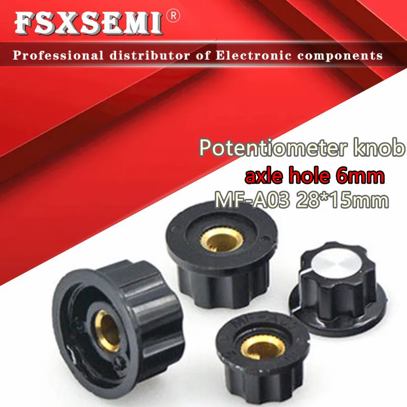 5ks MF-A03 MFA03 28*15 mm Potentiometer gomb