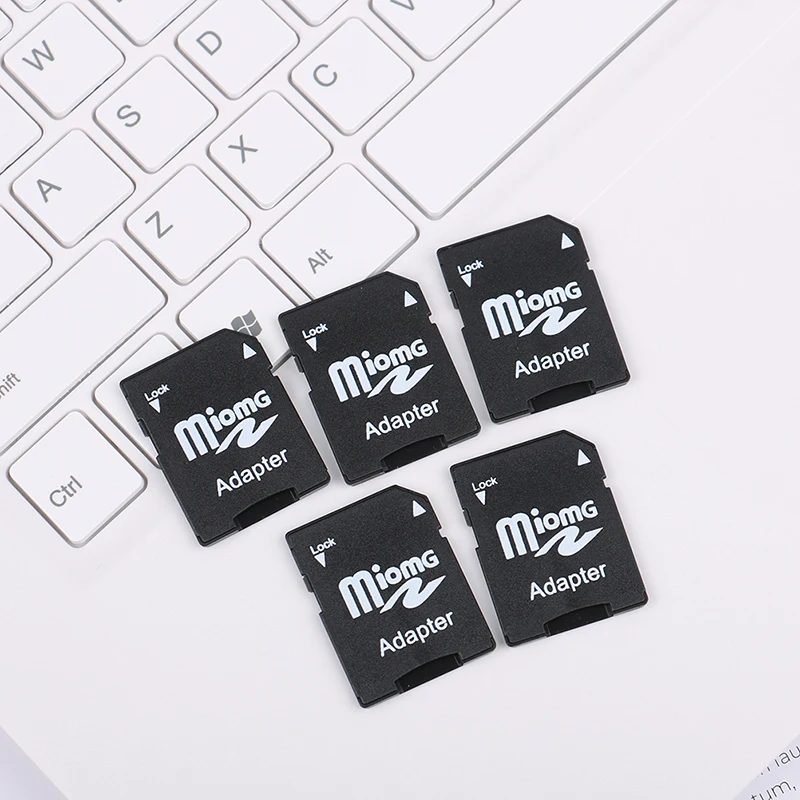 5ks Micro SD Trans Flash TF na SD SD HC Pamäťový adaptér prevodník čierneho