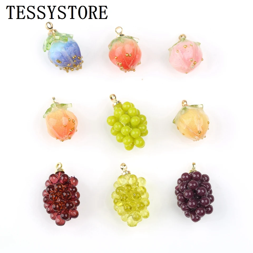 5ks Mini Crystal Grape Pink Ružový broskyň