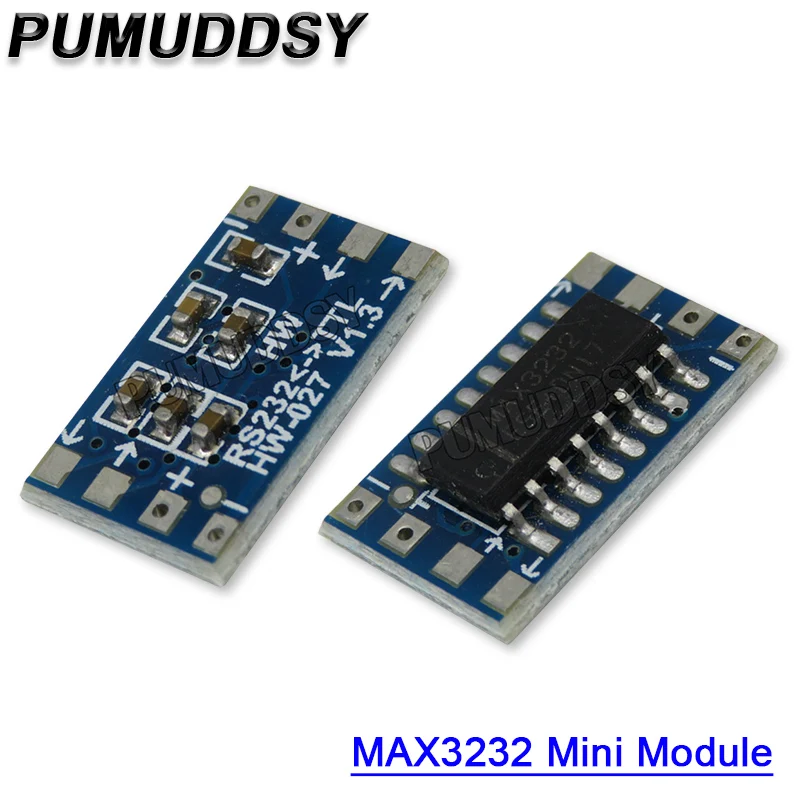 5ks Mini RS232 MAX3232 Hladiny na dosku pre konvertor TTL Serial Converter Board