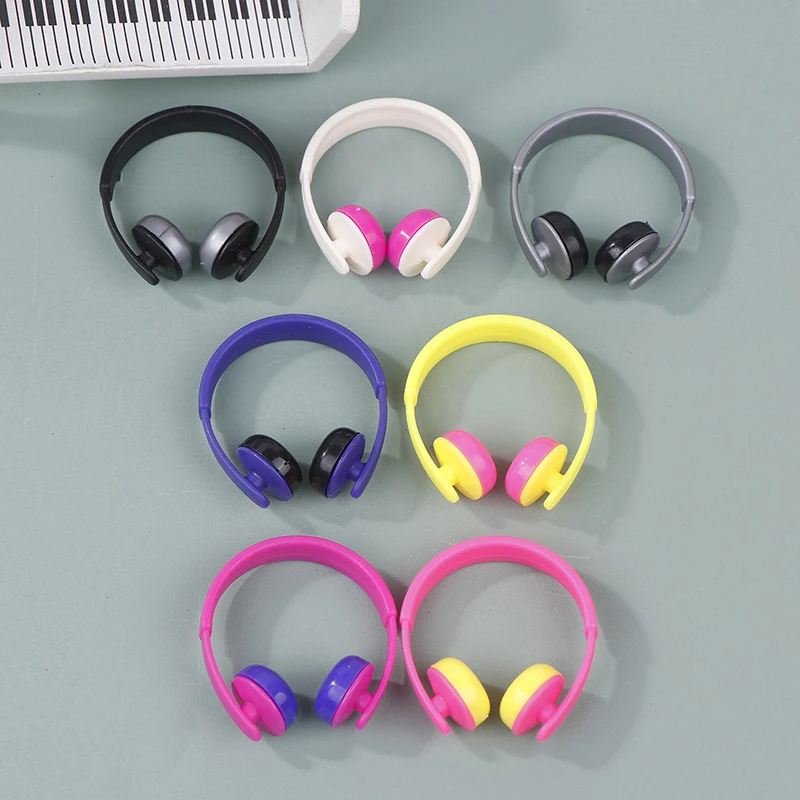 5ks Mini slúchadlá hračky Hračky Darčeky pre domácich majstrov slnečné okuliare Slaw Hat Hat Scarf Jewelry Accessory Dekorácie
