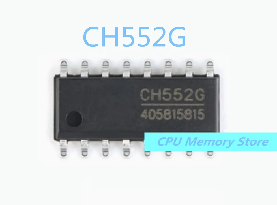 5ks Nový importovaný pôvodný CH552G CH554G 552 CH9326 CH9328 CH9329 Single ChIP Microkontroller SOP-16