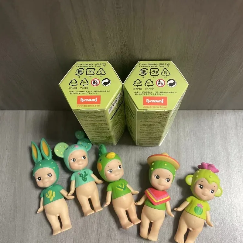 5ks nový produkt Sonny Angel Cartoon Cactus vinyl Doll Hray Anime Kawaii Spálňa Vstup