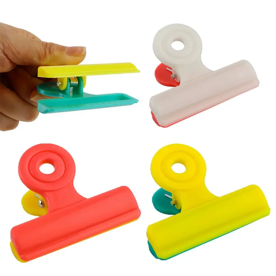 5ks plastové multifunkčné vrecko Chip Clips čerstvé jedlá Clip Clips Photo súbory držiak svorky