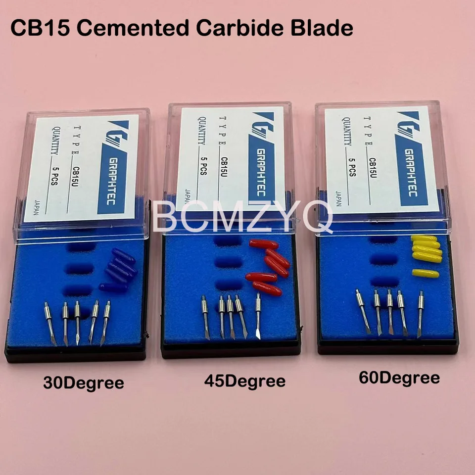 5ks pre Graphtec CB09 CB09UA-5 Cutting Plotter Blade Nôž CB15 CB15UA-5 Cementovaný karbidový čepeľ CE5000 CE6000 CE7000 FC8600